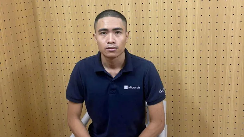 Đối tượng Trần Thế Khoa. Ảnh: Công an Hà Tĩnh 