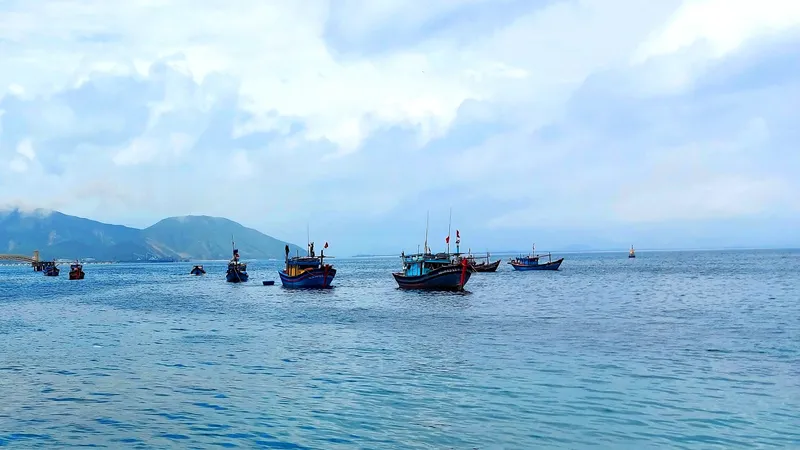 Một góc vùng biển Vũng Áng ở tỉnh Hà Tĩnh