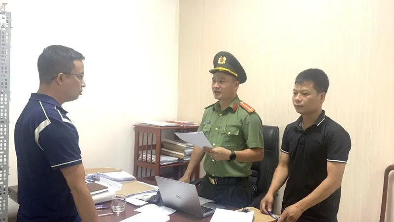 Cơ quan An ninh điều tra khởi tố đối tượng Nguyễn Đức Thịnh. Ảnh: CACC