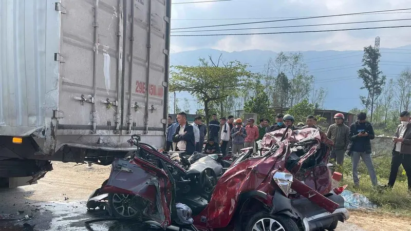 Hiện trường vụ tai nạn 
