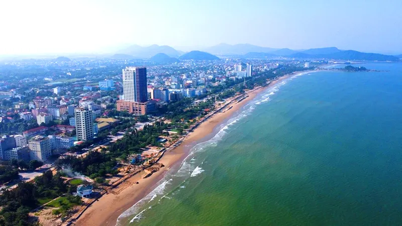 Một góc đô thị du lịch biển Cửa Lò, tỉnh Nghệ An 