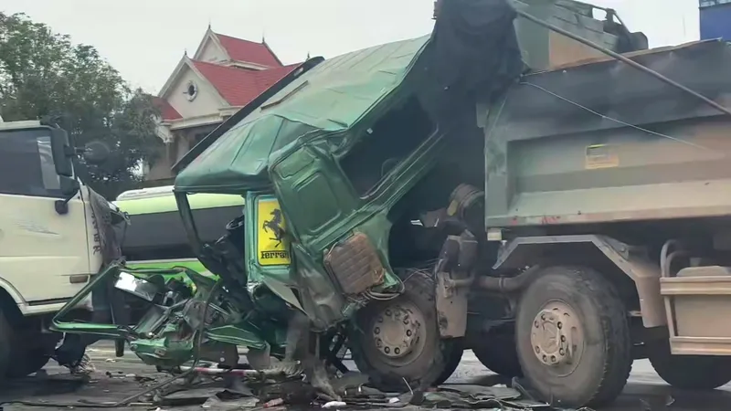 Hiện trường vụ tai nạn 