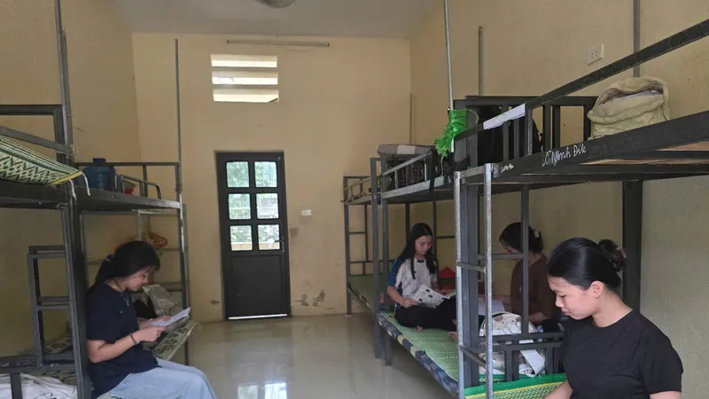 Thí sinh ở xa được bố trí ăn, ở miễn phí tại ký túc xá Trường PTDT Nội Trú -THCS Quan Sơn