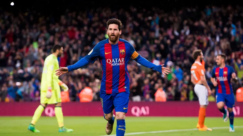 Barcelona đang quá “khổ” vì Messi. Ảnh: Getty Images