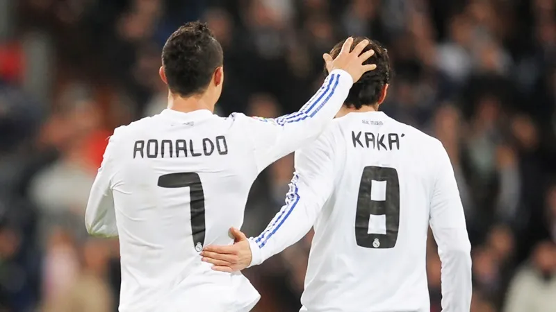 Kaka cho rằng Ronaldo rất thân thiện với bạn bè thời còn ở Real. Ảnh: Getty Images