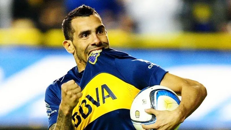 Carlos Tevez trong thời điểm cuối sự nghiệp cùng Boca Juniors. Ảnh: Getty Images 