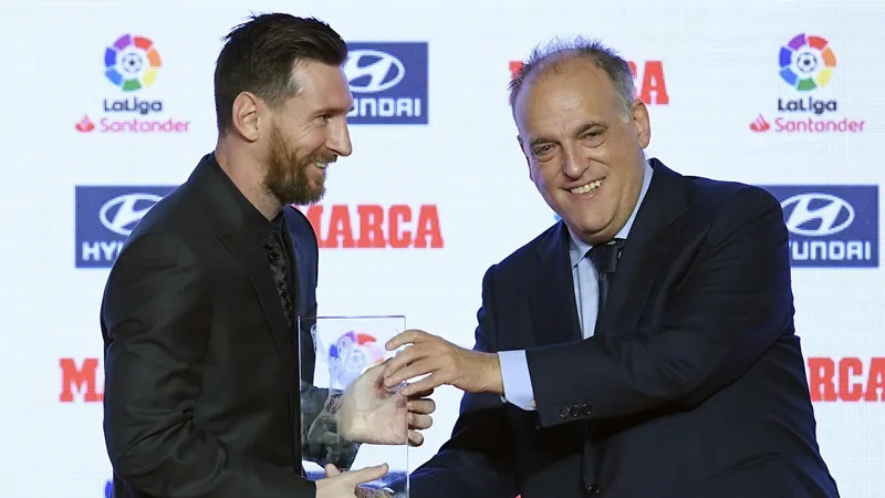 Javier Tebas tin rằng La Liga vẫn hùng mạnh dù mất Lionel Messi.