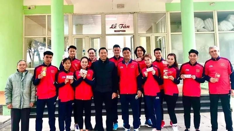 Tuyển điền kinh Việt Nam được yêu cầu đảm bảo sức khỏe tốt nhất. Ảnh: M.HÙNG
