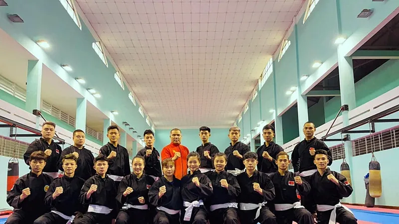 Đội tuyển pencak silat Việt Nam đặt quyết tâm cao ở các giải đấu năm 2022, trong đó có SEA Games 31. Ảnh: V.HÙNG