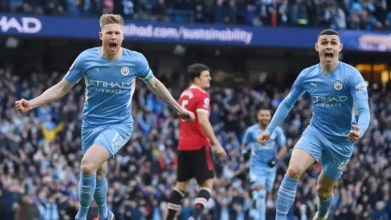 Kevin De Bruyne dẫn đường Man.City đến một chiến thắng hoàn toàn thuyết phục. Ảnh: Getty Images