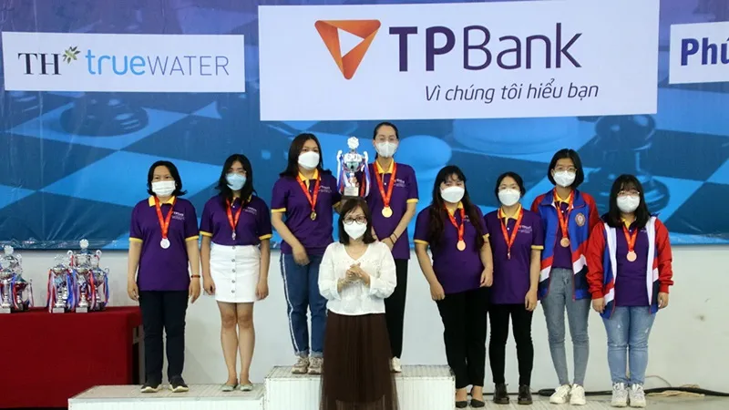 Giải vô địch cờ vua đồng đội toàn quốc đã kết thúc. Ảnh: Liên đoàn cờ Việt Nam