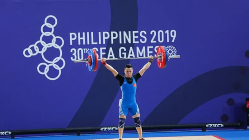 Tuyển cử tạ Việt Nam đang chuẩn bị cao độ nhất cho SEA Games 31. Ảnh: NHẬT ANH