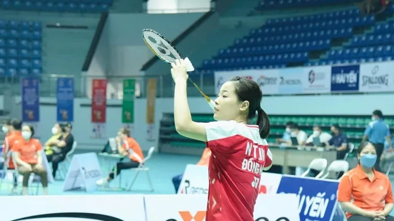 VĐV Thùy Linh sẽ thi đấu giải vô địch châu Á 2022. Ảnh: Zoominton