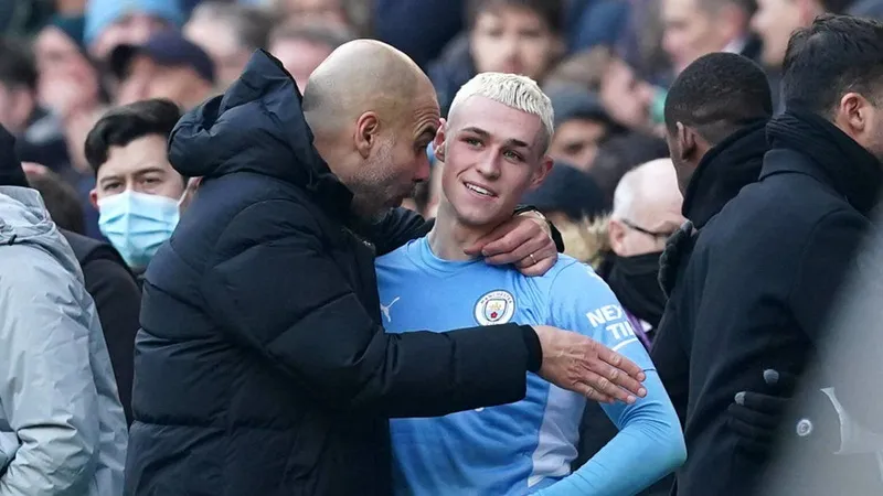HLV Pep Guardiola khẳng định Phil Foden là cầu thủ trẻ tài năng nhất ông từng dẫn dắt. Ảnh: Getty Images