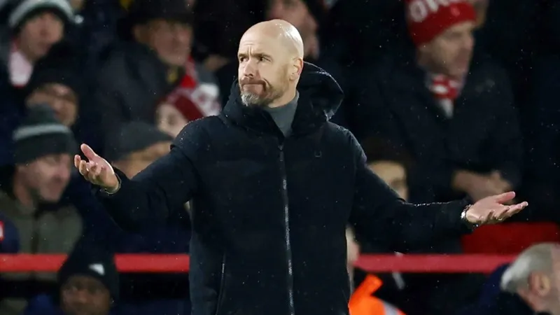 Phơi áo 1-2 trên sân Nottingham Forest cho thấy sự thiếu nhất quán của đội bóng HLV Erik ten Hag.