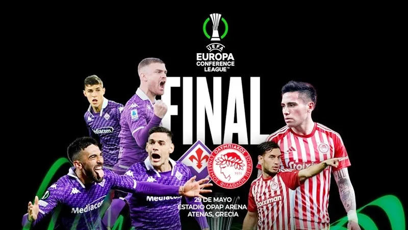 Olympiakos đối đầu Fiorentina ở trận chung kết Europa Conference League vào thứ Tư tại Athens.