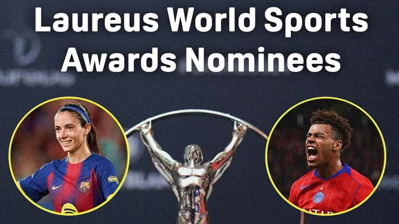 42 ứng cử viên là vận động viên và đội tuyển hàng đầu thế giới thuộc 7 hạng mục được công bố vào thứ Ba.