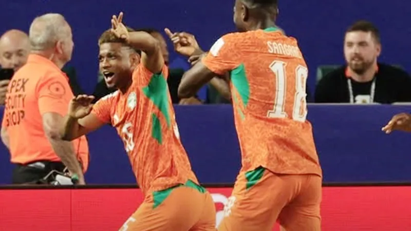 Amad Diallo giúp Bờ Biển Ngà giành chiến thắng 1-0 trước Ecuador. Ảnh: Free Malaysia Today