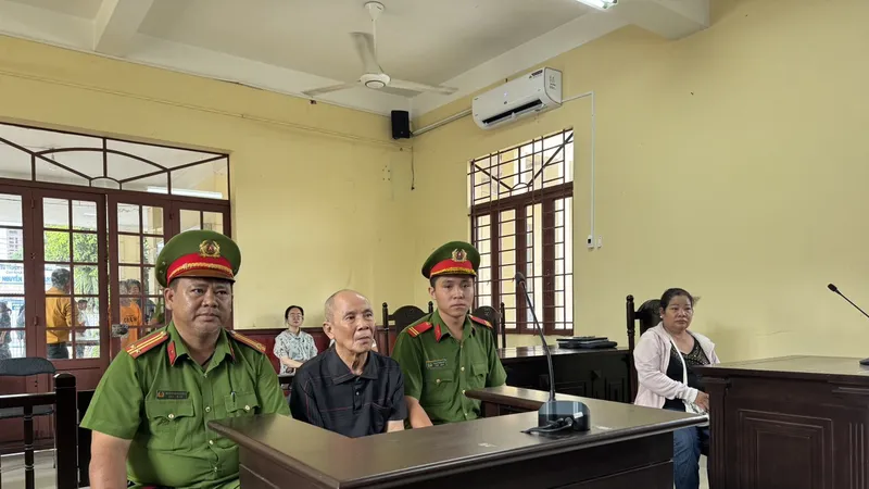Bị cáo Huỳnh Văn Giỏi tại tòa