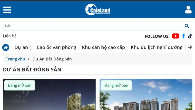 Xử phạt trang thông tin điện tử cafeland.vn