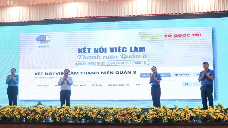 Ra mắt trang “Việc làm thanh niên” tại quận 8