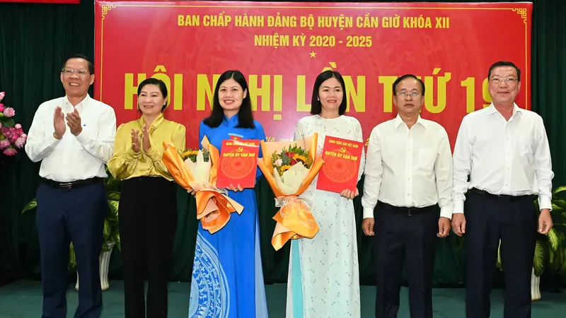 Chỉ định 2 đồng chí tham gia BCH Đảng bộ huyện Cần Giờ 