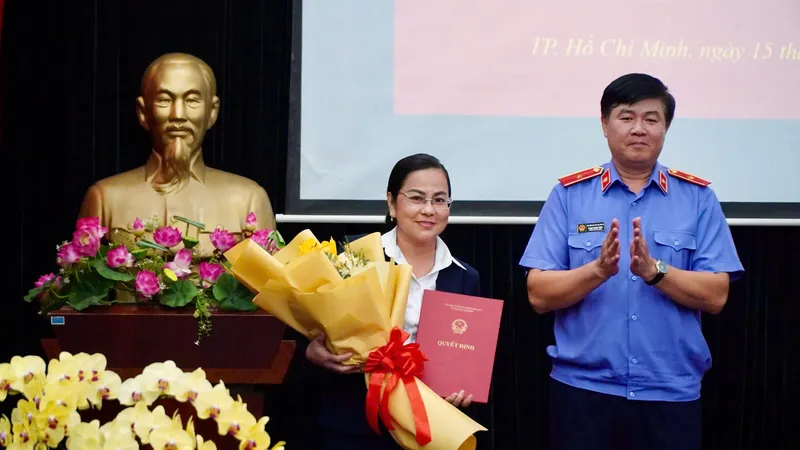 Trao quyết định bổ nhiệm đồng chí Đoàn Dương Thái Anh
