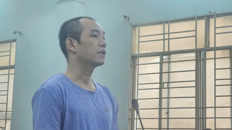 Bị cáo Bùi Thanh Khoa tại tòa