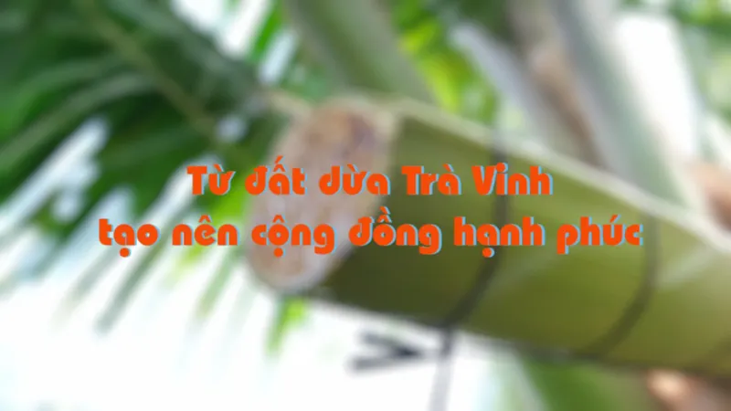 Từ đất dừa Trà Vinh tạo nên cộng đồng hạnh phúc