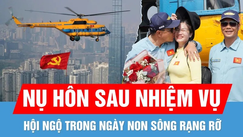 Từ bầu trời đến mái ấm: Khoảnh khắc bình dị trong ngày hội non sông