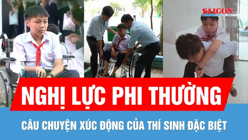 Gặp gỡ thí sinh đặc biệt: Không thể đi nhưng chưa bao giờ dừng lại