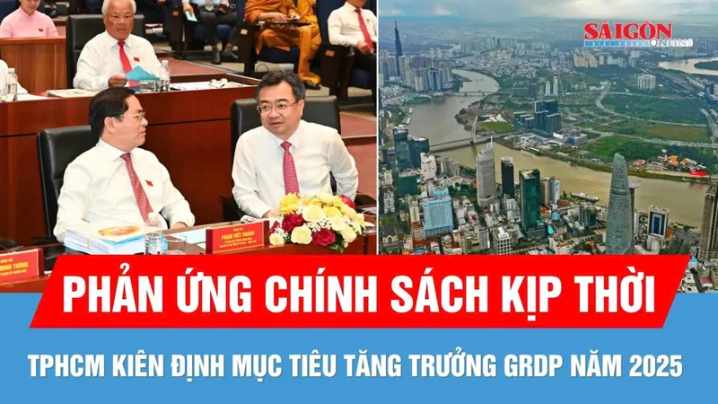 TPHCM kiên định mục tiêu tăng trưởng GRDP năm 2025