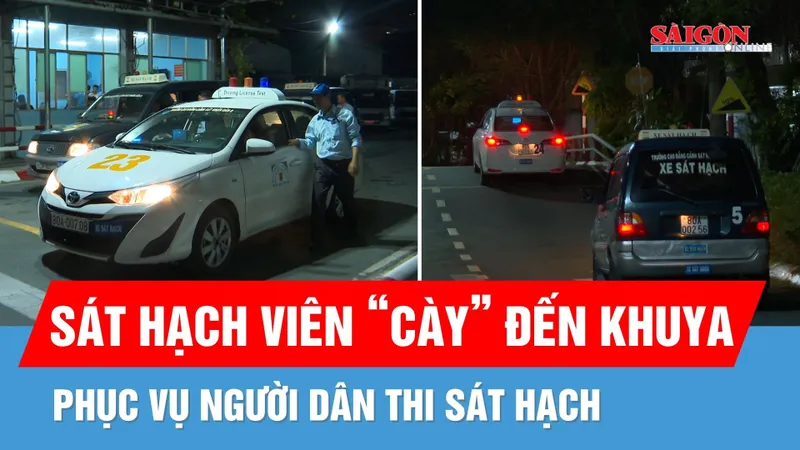 Xuyên đêm thi sát hạch: Vì sao người dân phải chờ đến khuya?