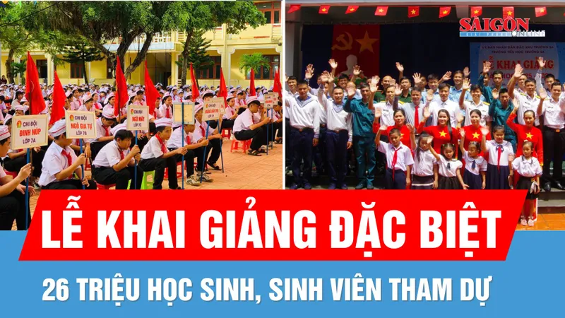 Khai giảng năm học 2025-2026: Sẻ chia, kỳ vọng và khát vọng vươn lên