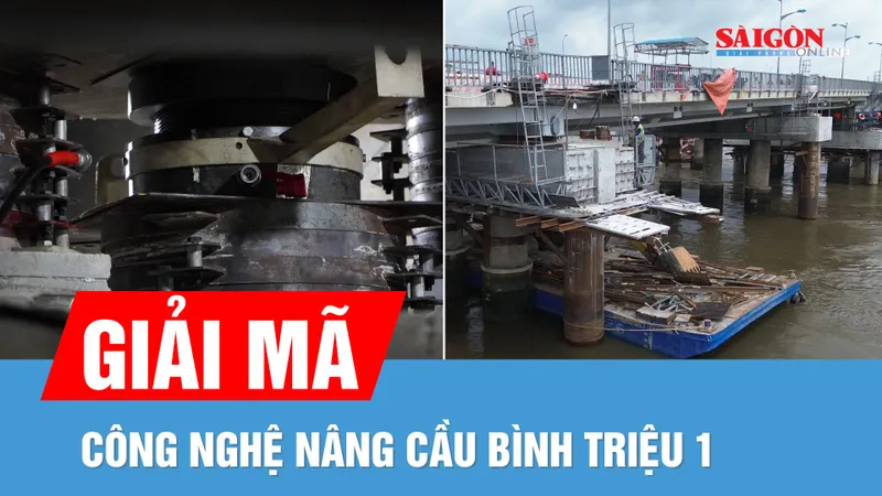 Cầu Bình Triệu 1 nặng 11.000 tấn được nâng lên như thế nào?