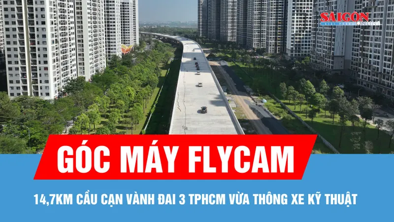 Vành đai 3 TPHCM nhìn từ trên cao 