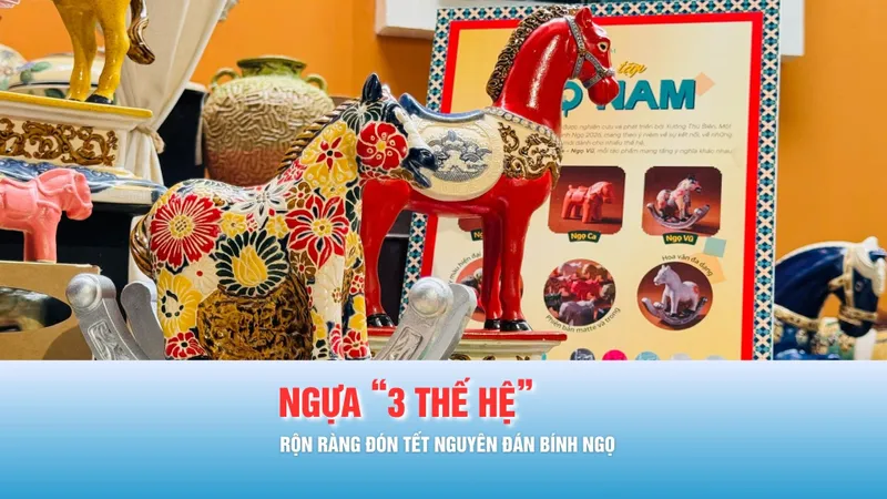 Podcast bản tin trưa 18-1: Ngựa Thơ, Ngựa Ca, Ngựa Vũ, làng gốm Lái Thiêu có đủ