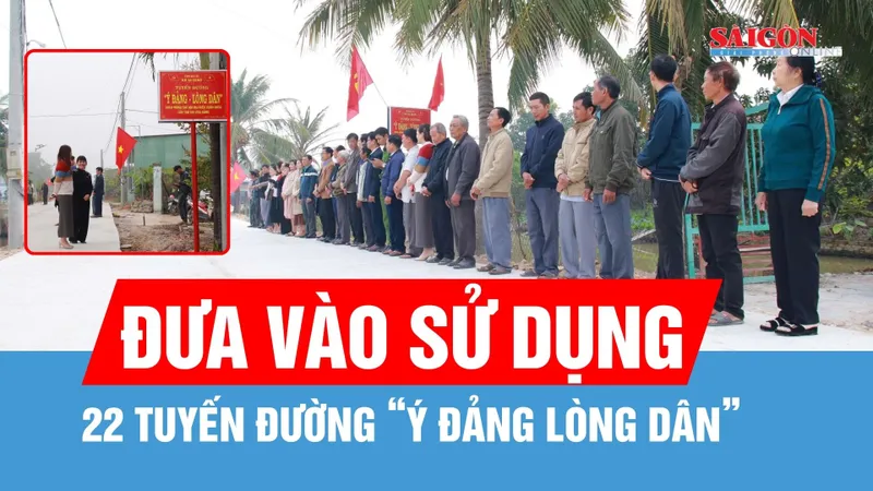 Gia Lai: Đưa vào sử dụng 22 tuyến đường “Ý Đảng lòng dân”