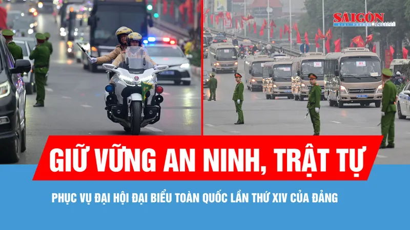Giữ vững an ninh trật tự, an toàn giao thông phục vụ Đại hội XIV của Đảng