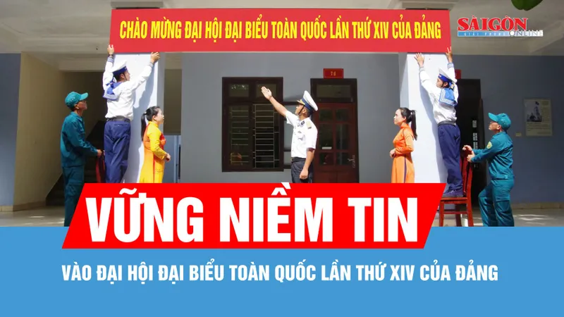 Quân và dân đặc khu Trường Sa vững niềm tin vào Đại hội XIV của Đảng