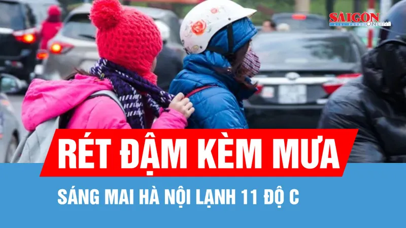 Không khí lạnh cường độ mạnh tác động đến miền Bắc