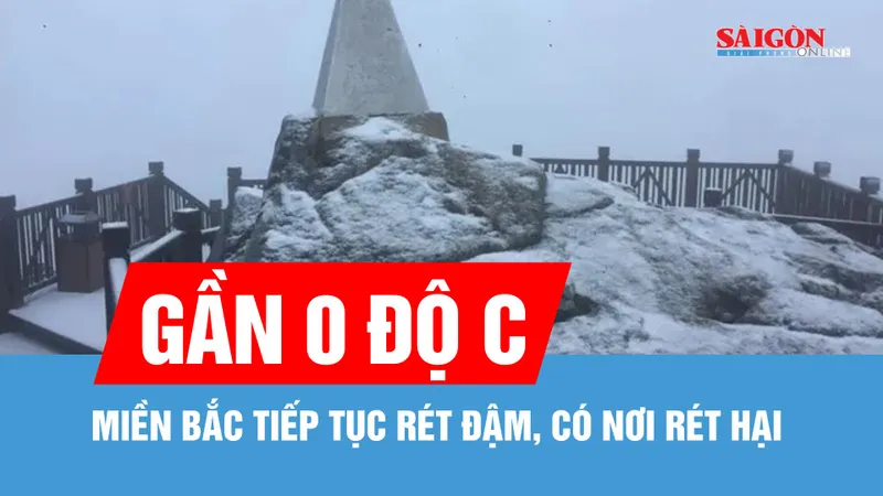 Miền Bắc có nơi gần 0 độ C