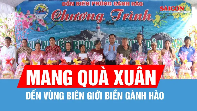 Mang quà xuân đến vùng biên giới biển Gành Hào