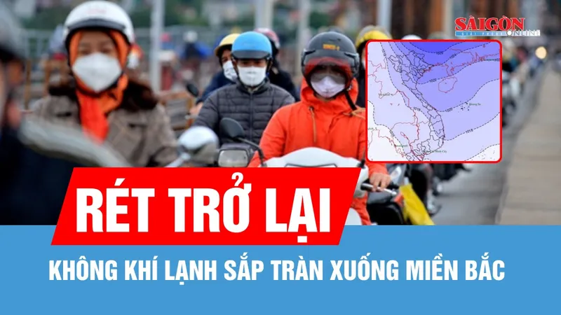 Đợt không khí lạnh sắp tràn xuống miền Bắc