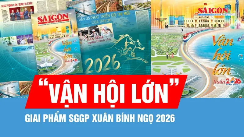 Giai phẩm SGGP Xuân Bính Ngọ 2026 ra mắt bạn đọc vào ngày mai 1-2