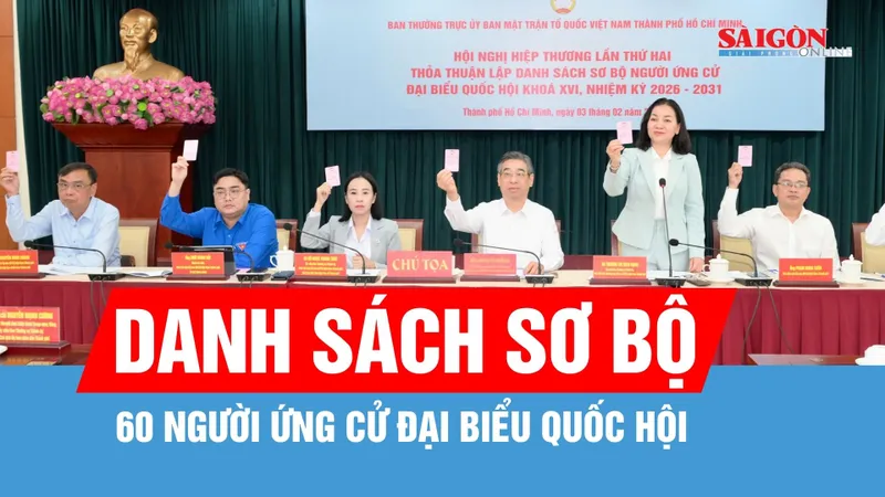 TPHCM lập danh sách sơ bộ 60 người ứng cử đại biểu Quốc hội