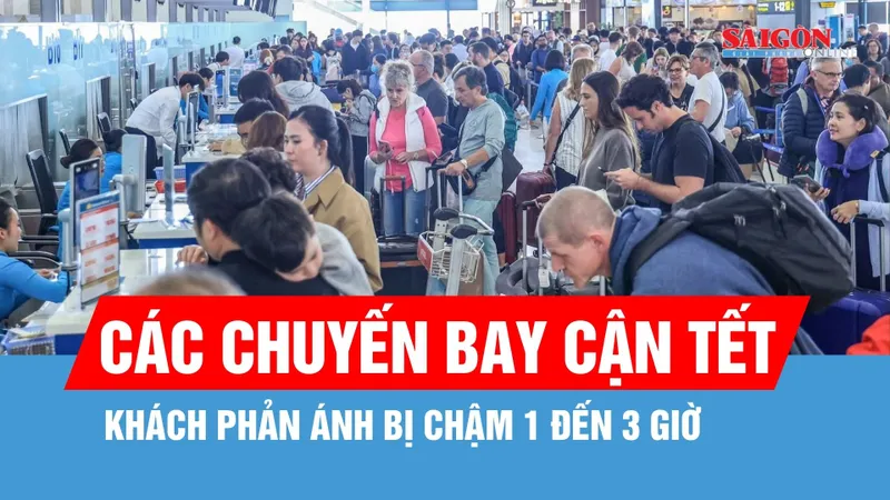 Hà Nội: Nhiều chuyến bay trễ giờ trong những ngày cận tết