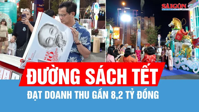 Lễ hội Đường sách Tết Bính Ngọ 2026 đạt doanh thu gần 8,2 tỷ đồng