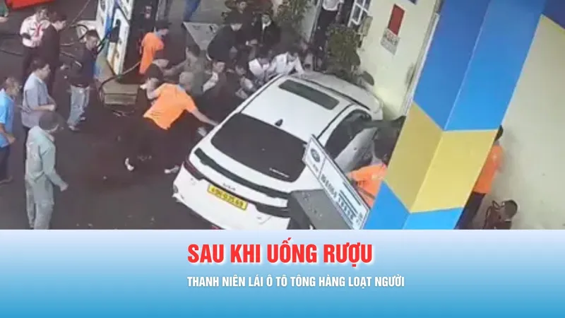 Podcast bản tin trưa 27-2: Thanh niên lái ô tô tông hàng loạt người