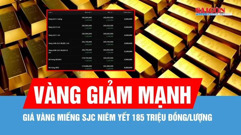 Người mua vàng lỗ gần 6 triệu đồng/lượng chỉ trong một tuần